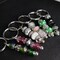 Beaded keychain, sparkle, gift for her, glass beads product 1